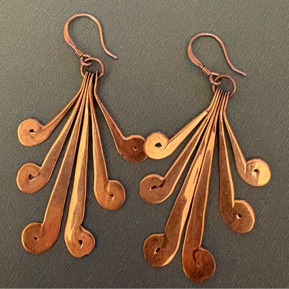 Beautiful Sterling Silver Dangle Earrings - Picture 3 of 5